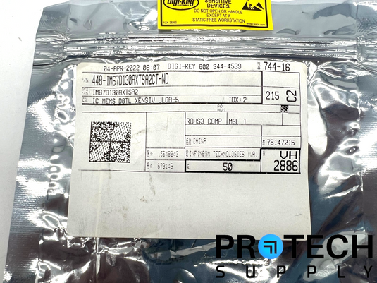50/Pk Infineon Technologies IM67D130AXTSA2 Digital PDM Microphone with WARRANTY