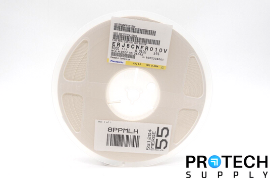 5000/Reel Panasonic ERJ-6CWFR010V 10mOhms ±1% Chip Resistor 0805 NEW