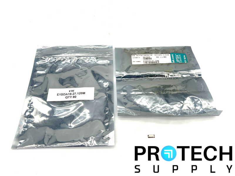 Load image into Gallery viewer, (80/Pk) Ecliptek E1SDA18-27.120M Crystal 25MHz 120Ohms 18pF with WARRANTY
