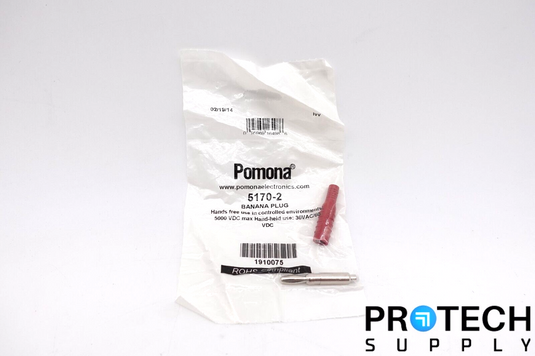 Pomona Red Banana Plug 5000VDC 5170-2 NEW