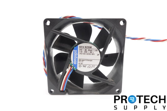 ebm-papst 8414N/2GM DC Tubeaxial Fan 80mm + Fan Guard with WARRANTY