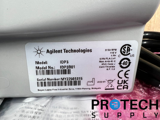 Agilent IDP3B01 Dry Scroll Vacuum Pump NEW With WARRANTY