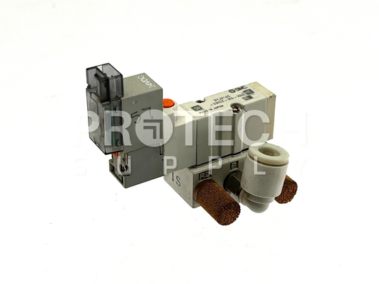 (Lot of 4) SMC SYJ3140-5MOZ Solenoid Valves 24VDC