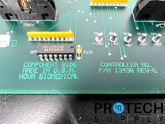 Main Controller Board 13490 REV-G from NOVA Biofile 300 Analyzer with WARRANTY