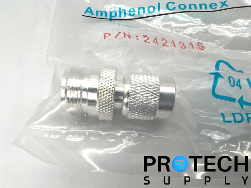 Load image into Gallery viewer, Amphenol 242131S Coaxial Connector Female Socket to TNC Plug NEW with WARRANTY
