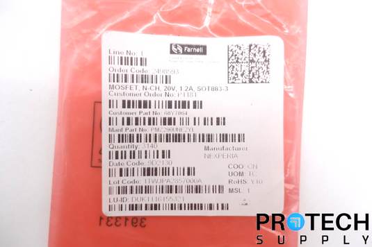 3140/Reel Nexperia PMZ290UNE2YL N-CH MOSFET 20V 1.2A DFN1006-3 NEW & WARRANTY