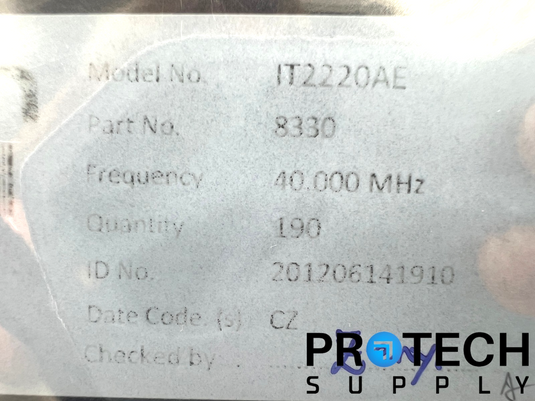 (390/Pk) Rakon IT2220AE Crystal Resonator 40.000MHz NEW with WARRANTY