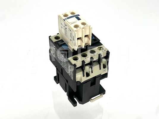 Telemecanique LC1 D25004 Contactor + LADN11 Auxiliary Contact Block w/ WARRANTY