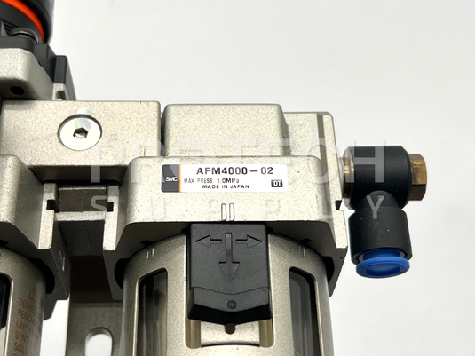 SMC AW4000-02G Filter Regulator + AFM4000-02 Mist Separator Assy