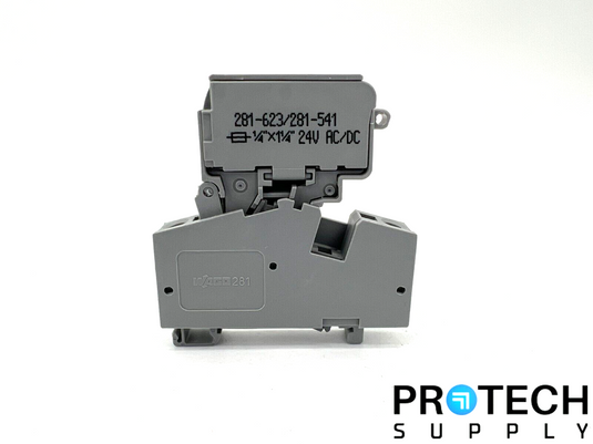 Wago 281-623/281-541 2-Conductor Fuse Terminal Block with WARRANTY