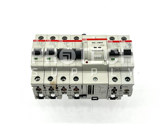 (Lot of 5) Misc ABB Circuit Breaker S2C-CM2/3 / S201M-C16 / S201M-C2 / D201M-C25