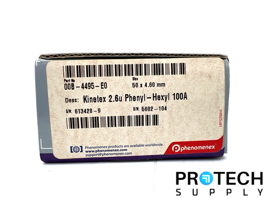 Phenomenex Column 2.6u Kinetex Phenyl - Hexyl 100A 50 x 4.60mm with WARRANTY