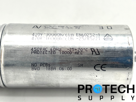 Motor Run Capacitor EN60252-1 from Genevac EZ-2 Plus NEW with WARRANTY
