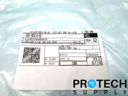 100/PK KEMET C1210X475K4RACAUTO 4.7 µF Ceramic Capacitor 16V NEW with WARRANTY