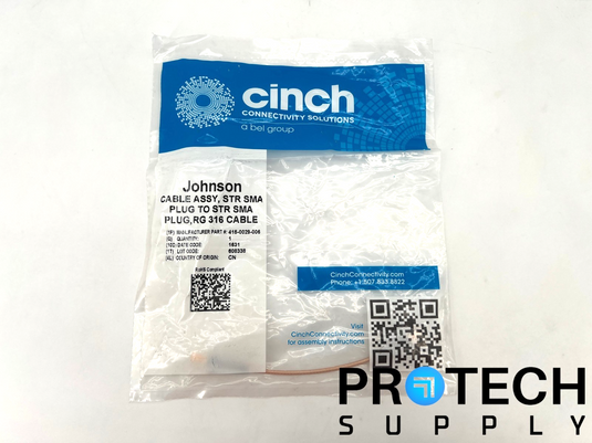 Cinch 415-0029-006 Cable Assembly Coaxial SMA to SMA NEW with WARRANTY