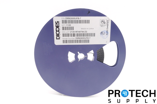 (1120/Reel) Diodes Inc DMN2600UFB-7 MOSFET N-CH 25V 1.3A 3DFN NEW w/ WARRANTY