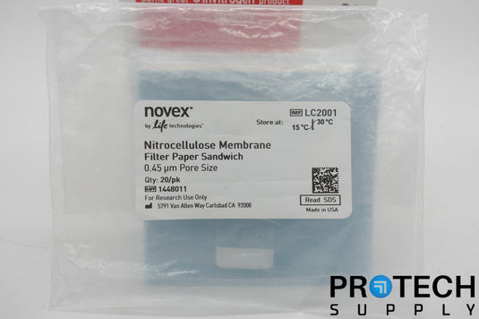 Apporx. 30/Pk INVITROGEN LC2001 Nitrocellulose/Filter Paper Sandwich 0.45μm NEW