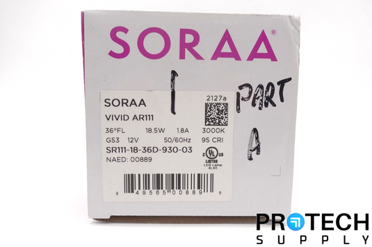 Soraa VIVID AR111 Lamp Light 3000K 18.5W 12V SR111-18-36D-930-03 NEW w/ WARRANTY