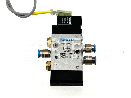 Festo CPE14-M1BH-5L Solenoid Valve 196911 + MSZE-3-24 Coil Assy with WARRNTY