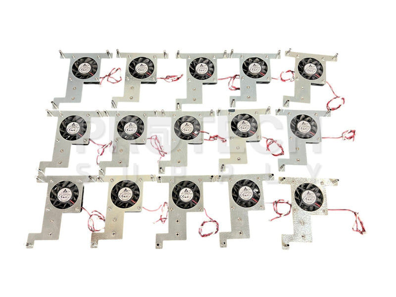 Load image into Gallery viewer, (Lot of 15) Delta EFB0612HHA DC Brushless Cooling Fan 12V 0.25A w/ Bracket Assy
