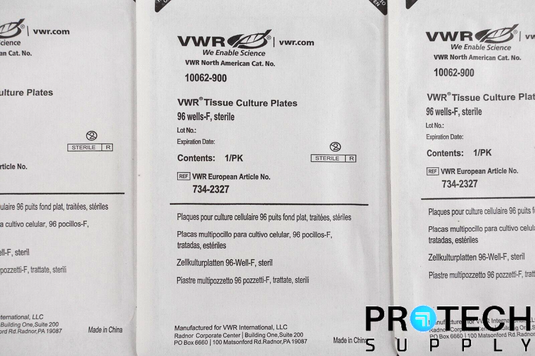 Lot of 12 VWR 10062-900 Culture Plates 96 Wells-F NEW with WARRANTY