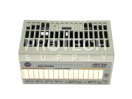 Allen-Bradley 1794-IE4XOE2 Flex I/O Analog Combo 96219676 with WARRANTY