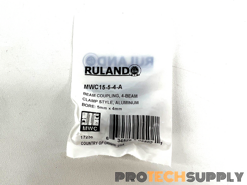 Load image into Gallery viewer, NEW Ruland MWC15-5-4-A Clamping 4-Beam Coupling with WARRANTY

