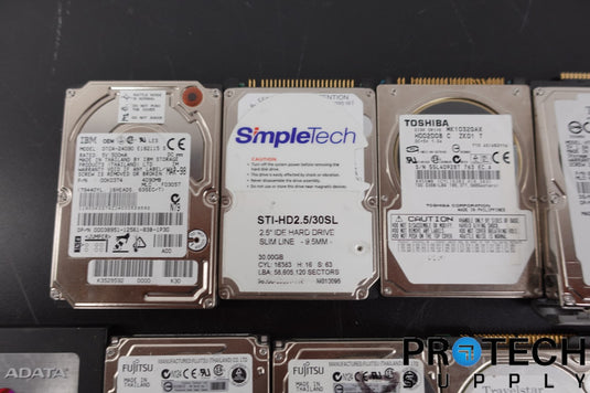 Lot of 19 Various SSD Disk Drive