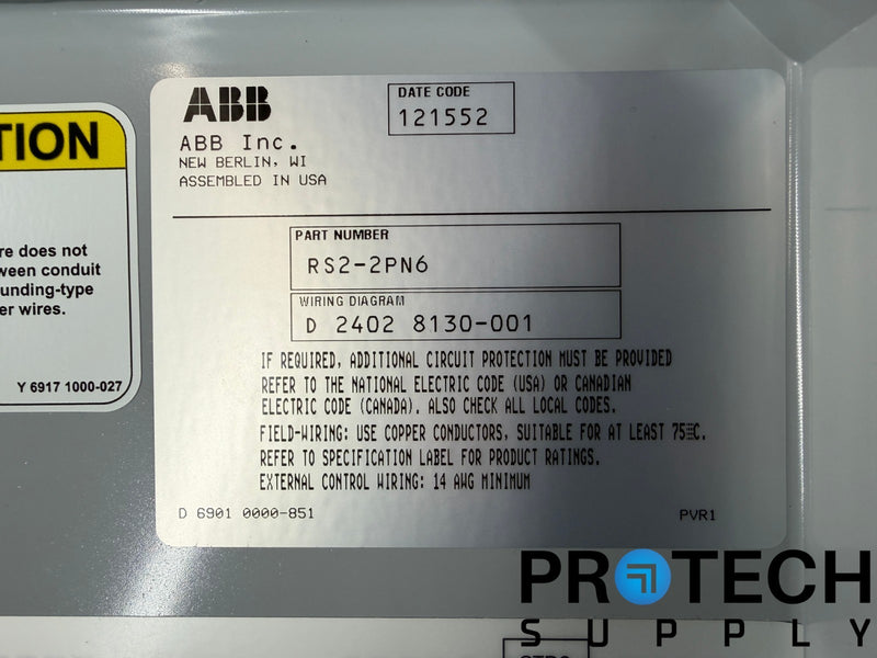 Load image into Gallery viewer, NEW ABB Solar Rapid Rapid Shutdown (RSD) System RS2-2PN6 with WARRANTY
