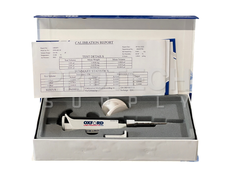 Load image into Gallery viewer, Oxford AE-10 Accupet Evo Single Channel Pipette 0.5-10ul NEW GUARANTEED
