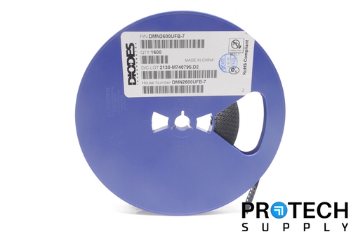 (1600/Reel) Diodes Inc DMN2600UFB-7 MOSFET N-CH 25V 1.3A 3DFN NEW w/ WARRANTY