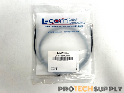 NEW L-Com CC-SFBSMCN41 SMA Male to SMA Female Cable with WARRANTY