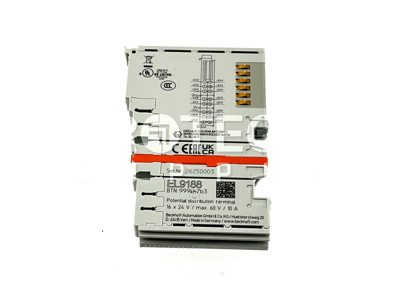 Load image into Gallery viewer, Beckhoff EL9188 Potential Distribution Terminal NEW with WARRANTY
