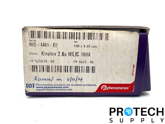 Phenomenex Column 2.6u Kinetex HILIC 100A 100 x 4.60mm 00D-4461-E0 with WARRANTY