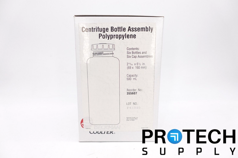 Load image into Gallery viewer, (Box of 6) Beckman Coulter 355607 Centrifuge Bottles 500 mL
