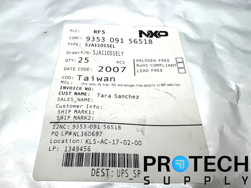 Load image into Gallery viewer, (25/Pk) NXP SJA1105SELY Ethernet Switch NEW with WARRANTY
