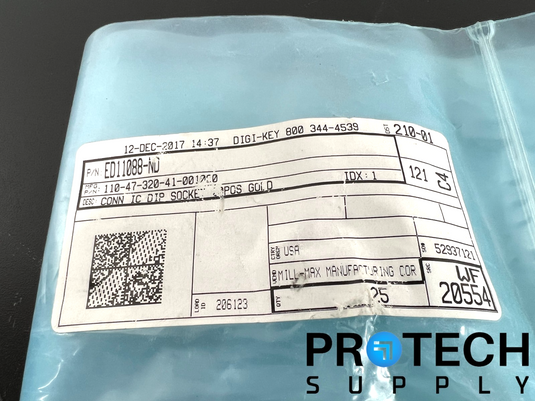 (20/Pk) Mill-Max 10-47-320-41-001000 Row Spacing Socket NEW with WARRANTY