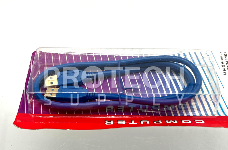 Load image into Gallery viewer, (Lot of 5) GC Electronics 45-1431-1 USB to USB Computer Cable 1m NEW w/ WARRANTY
