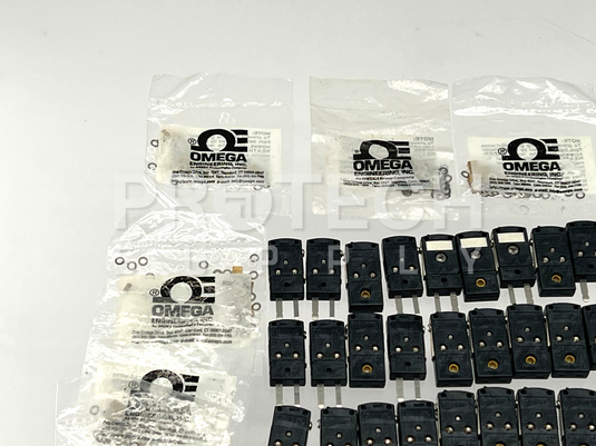 (Lot of 42) x30 Omega Thermocouple Connector & x12 Hardware Kit