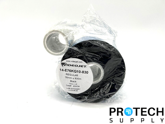 Videojet 14-E76KQ10-830 Black Thermal Transfer Ribbon NEW