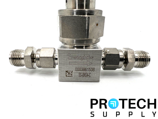 Swagelok SS-BNS4-C Stainless Steel High Purity Bellows Sealed Valve w/ WARRANTY