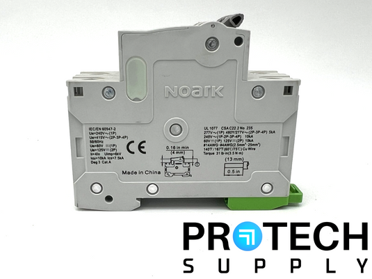 (Lot of 2) Noark B1E2B60 Circuit Breaker B 60A with WARRANTY