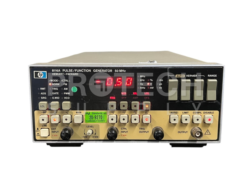Load image into Gallery viewer, HP 8116A Pulse Function Generator 50MHz with WARRANTY
