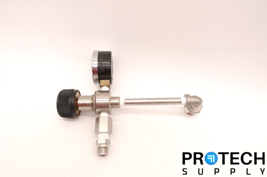 Noshok 316 SS Tube & Socket Gauge 0 TO -30HG