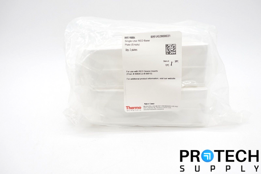 (Box of 10) Thermo Scientific 90005 Single-Use RED Base Plates NEW with WARRANTY
