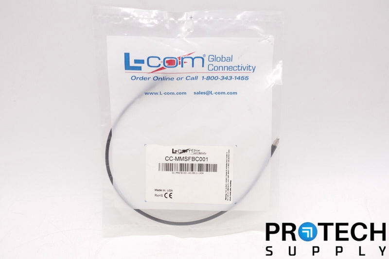 Load image into Gallery viewer, L-Com CC-MMSFBC001 Reverse Polarity SMA Jack Cable Assembly NEW with WARRANTY
