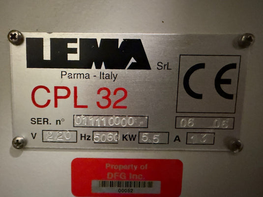 Lema CPL 32 Automatic Thermoforming Machine