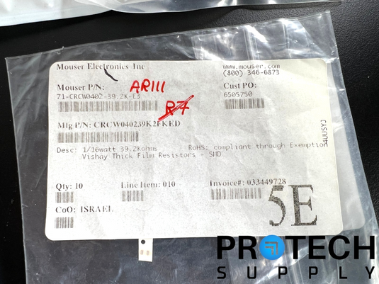 (Lot of Misc.) Capacitors / Resistors / Crystal / Sensors / Regulators / Chips