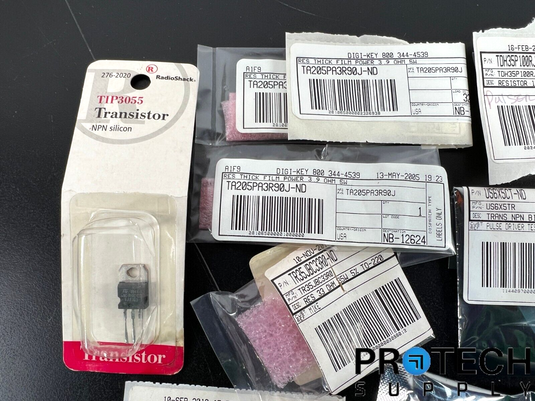 Lot of Miscellaneous capacitor/Resistor/regulator/transistor/resistor/inverter