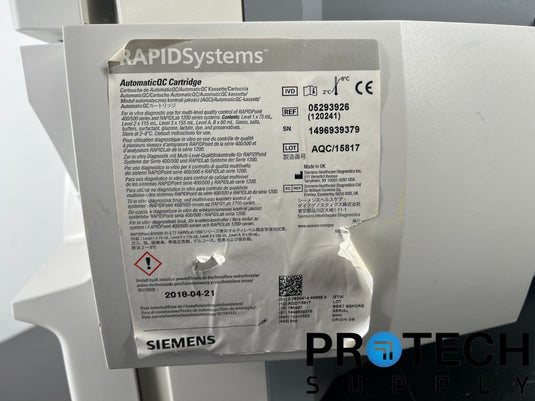 SIEMENS RAPIDPoint 500 Blood Gas Analyzer with WARRANTY